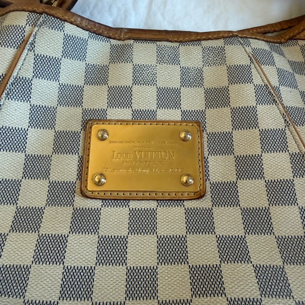 LOUIS VUITTON Damier Azur Galliera GM Hobo - Picture 4 of 6